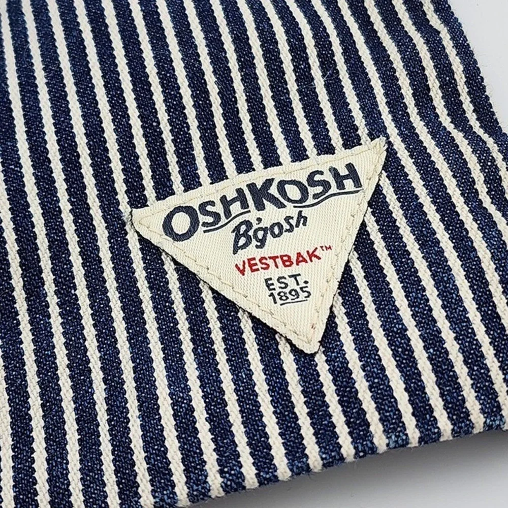 OshKosh B'gosh Vestbak Zippered Pouch Bag Railroad‎ Stripe